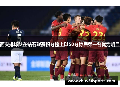 西安排球队在钻石联赛积分榜上以50分稳居第一名优势明显